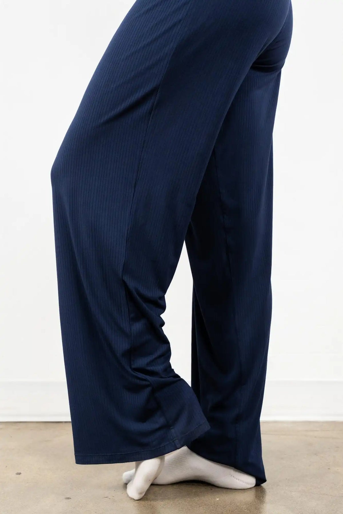 Vitality Float Rib Foldover Pant - Oxford