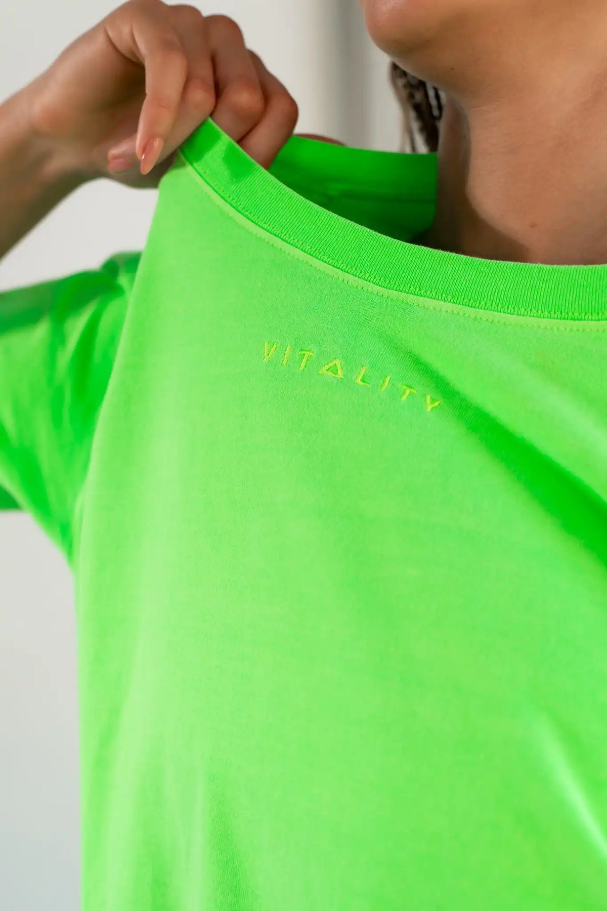 Vitality Retro® Uni Tee - Neon Green