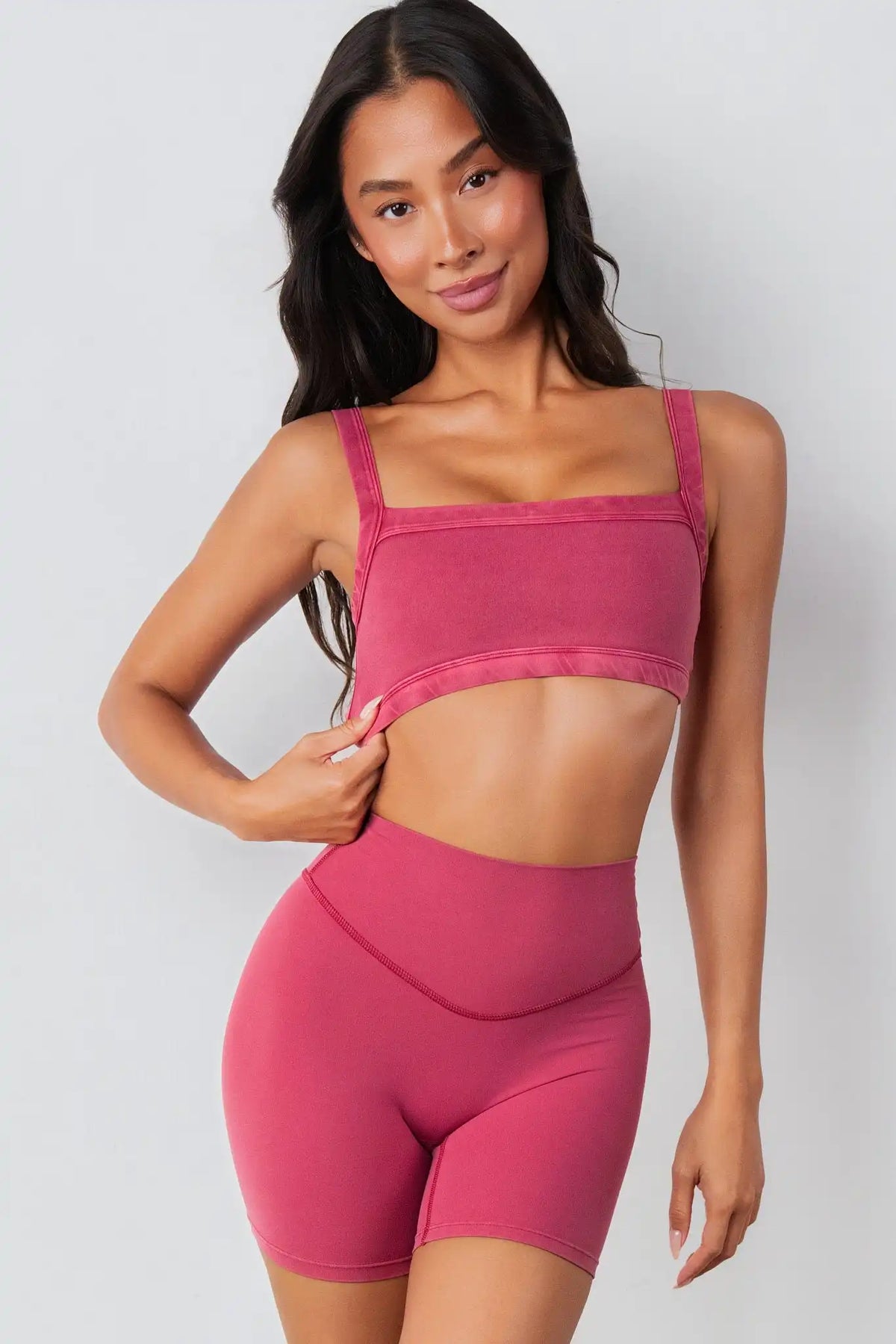 Cloud II® Square Bra - Passionfruit Washed