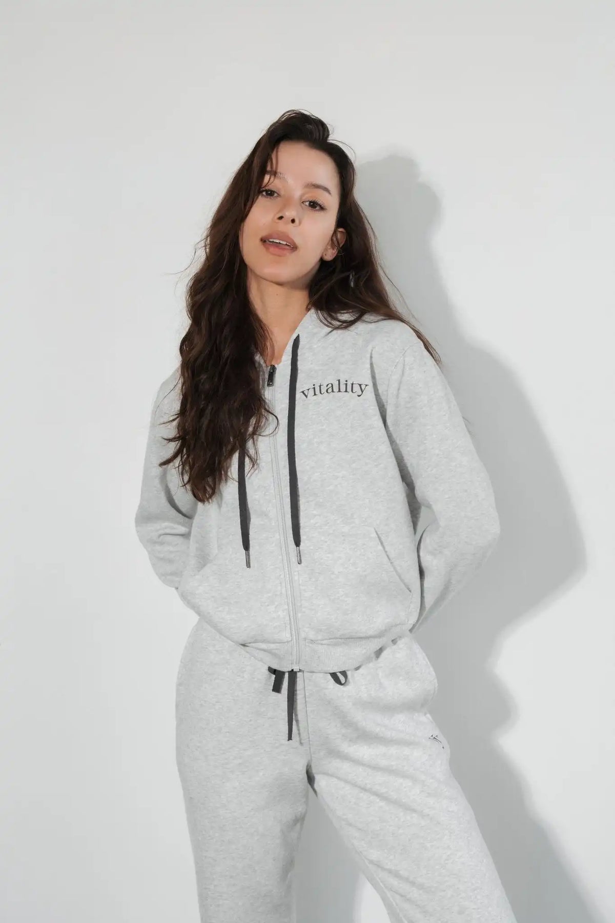 Vitality Cozy® Women's Zip - Stone Marl