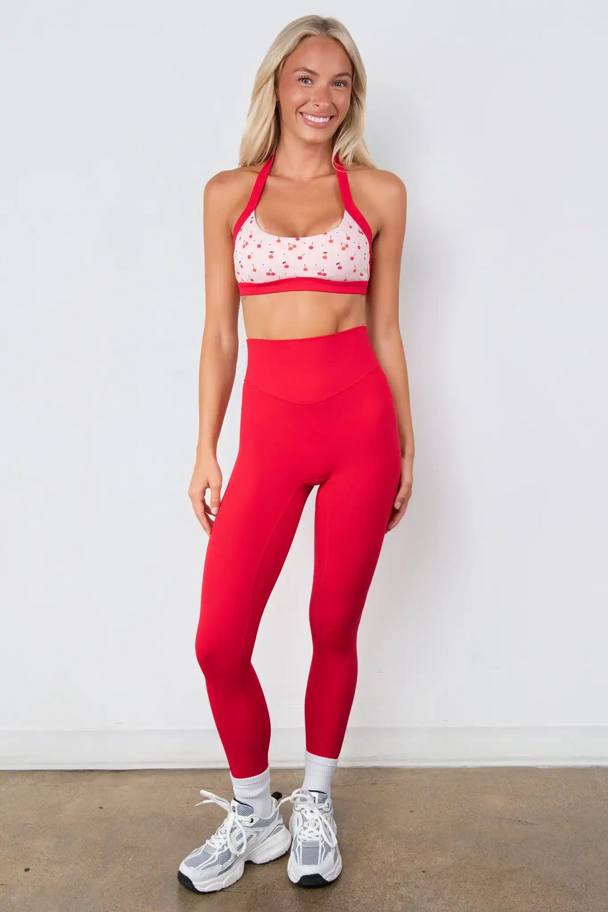 Cloud II® Mini Halter Bra - Cherry Print