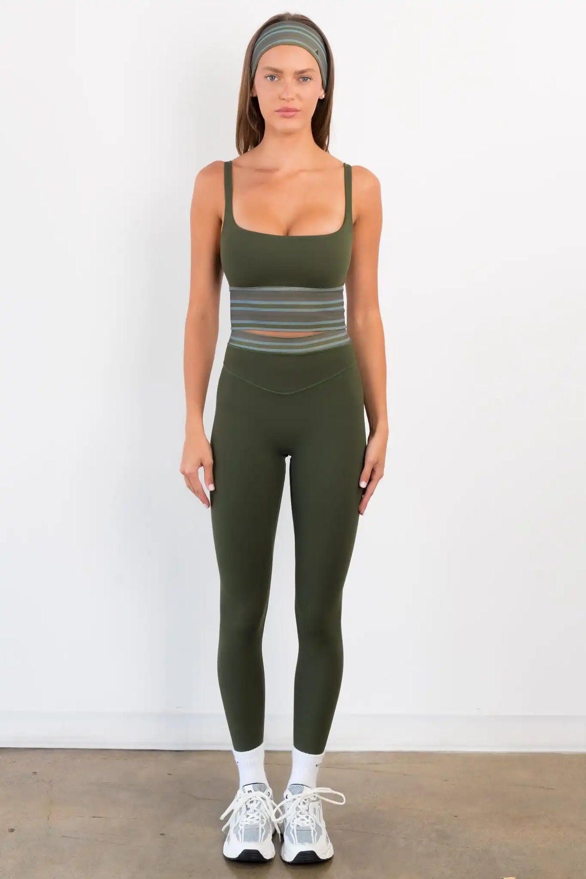 Cloud II® Accent Pant - Olive Stripe