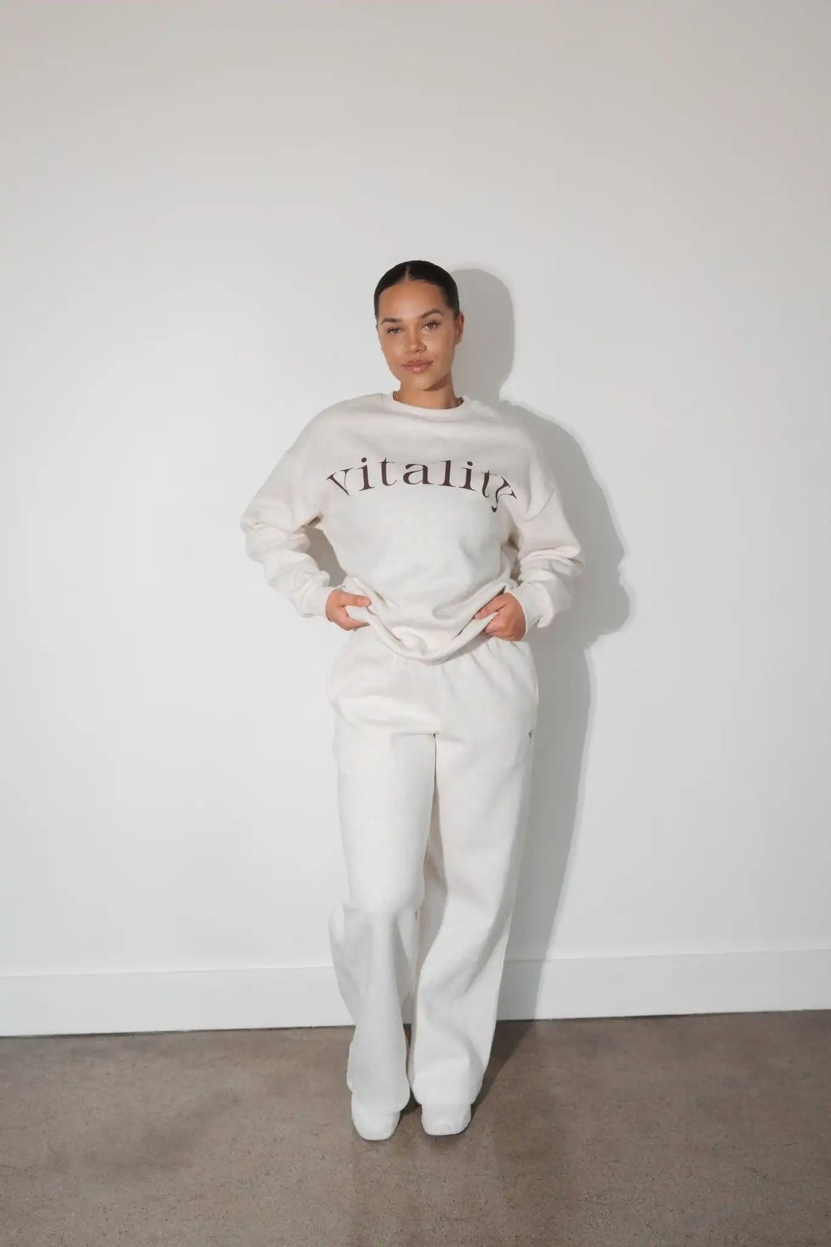 Vitality Cozy® Uni Crew - Oat Marl