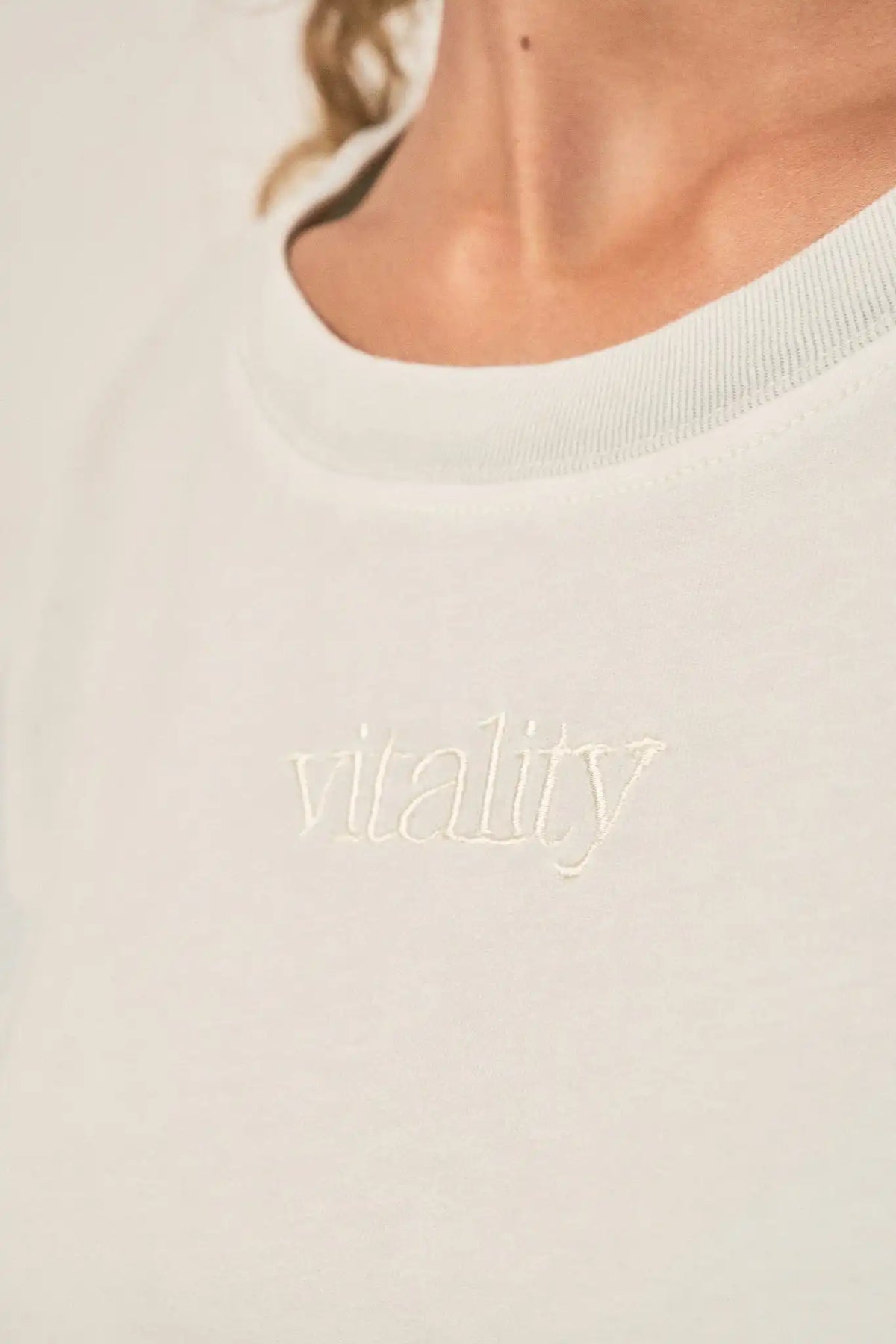 Vitality Retro® Uni Tee - Bone Washed