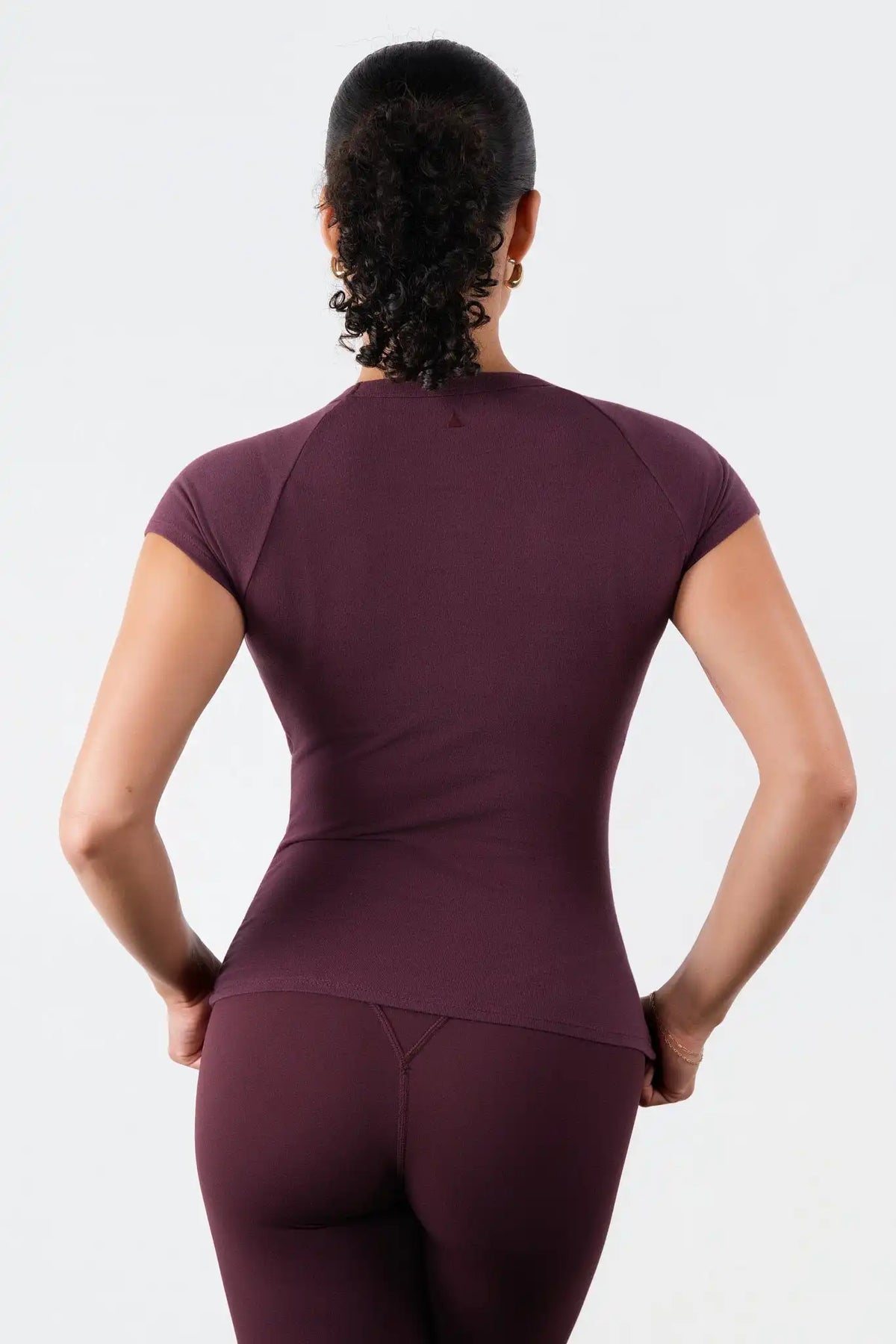 Vitality Basis® Raglan Tee - Wine