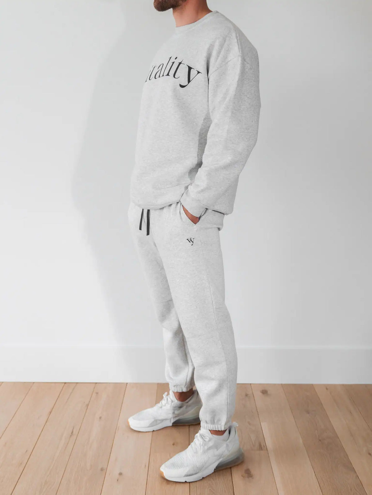 Vitality Cozy® Uni Crew - Stone Marl
