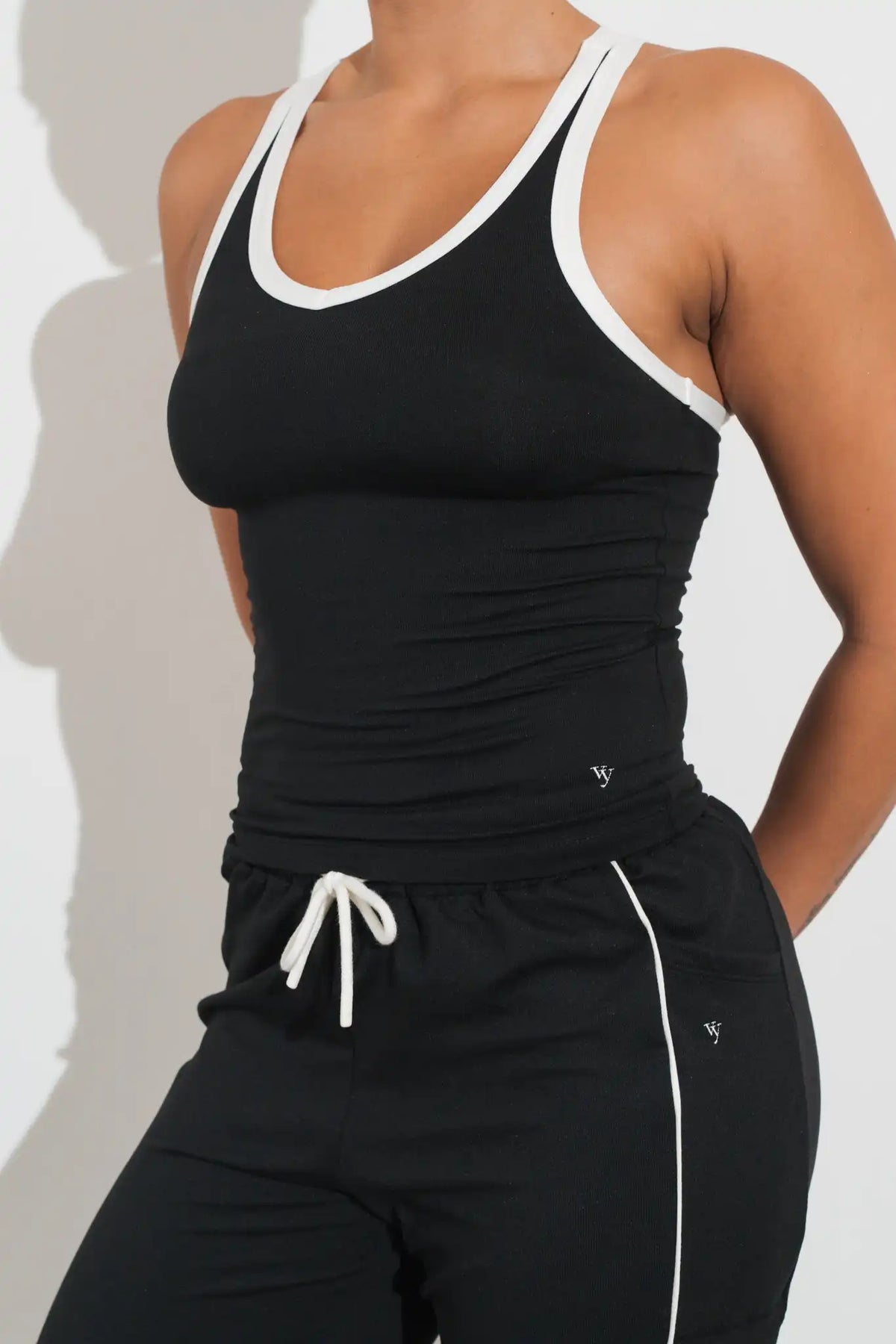 Vitality Motive® Racer Tank - Midnight Contrast