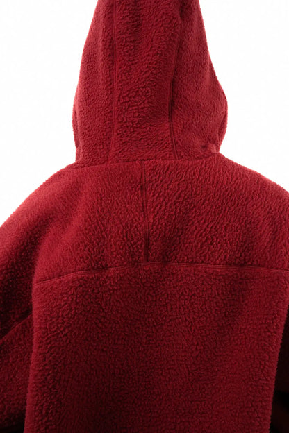 Vitality Polar Fleece Full Zip Hoodie - Scarlet