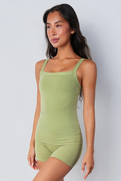 Cloud II® Square Tank - Palm Leaf Washed