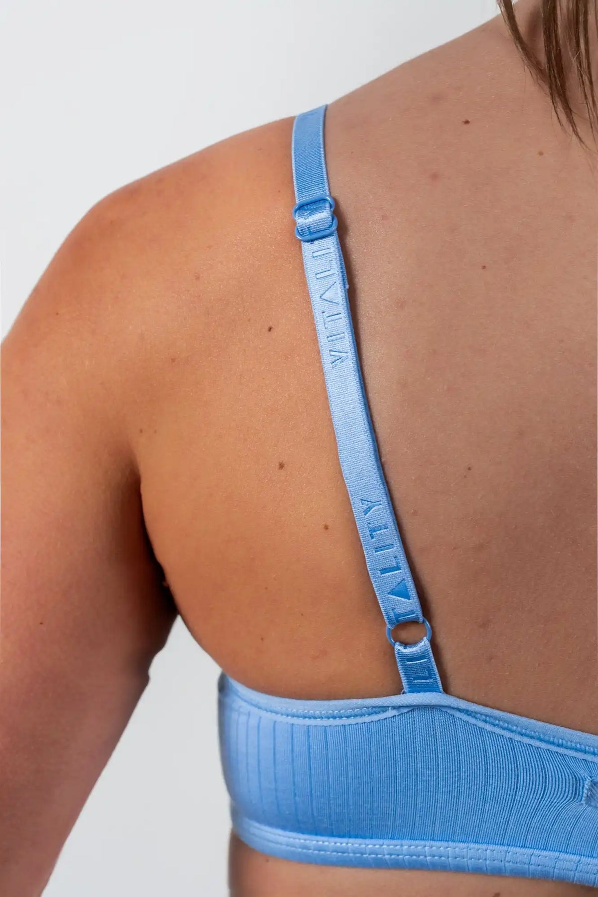 Vitality Float Rib V Bralette - Sky