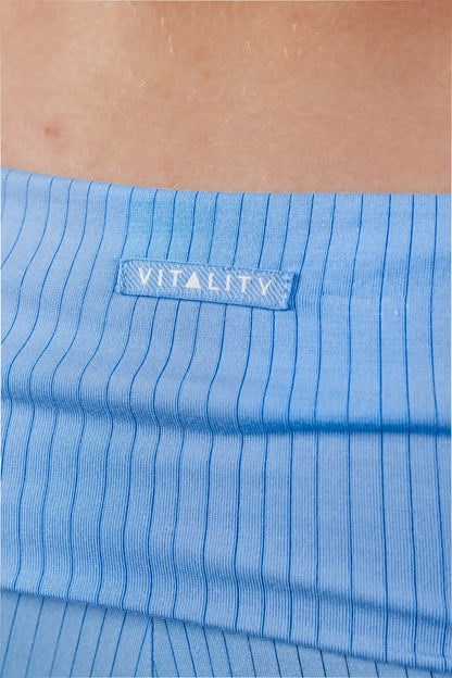 Vitality Float Rib Foldover Pant - Sky