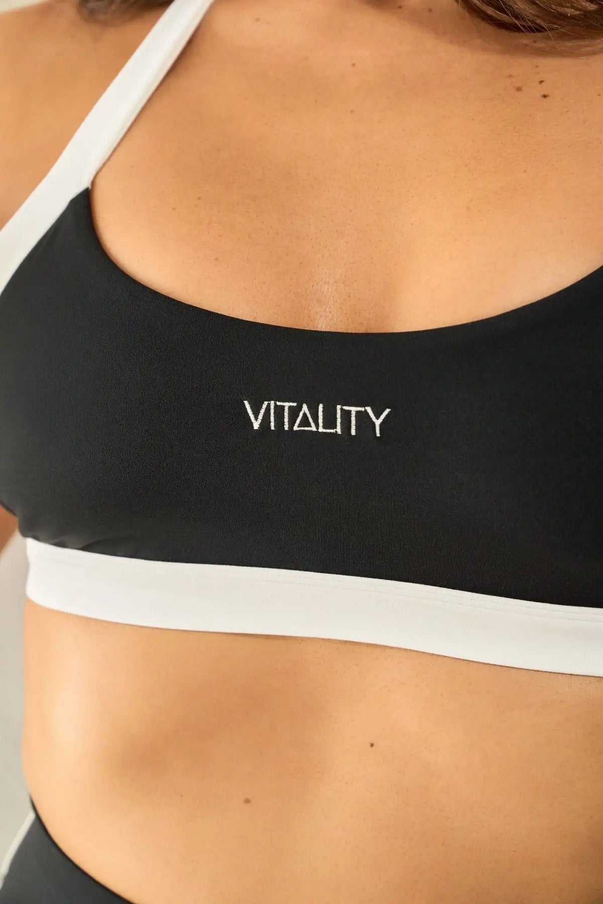Cloud II® Mini Halter Bra - Midnight Contrast