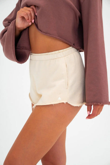 Vitality Homebody® Dolphin Short - Ivory Washed