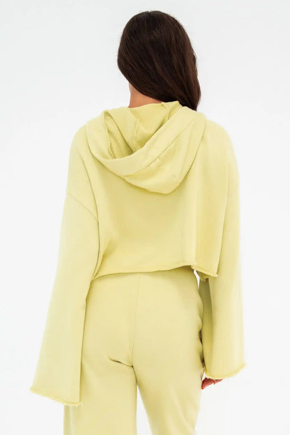 Vitality Homebody® Bell Sleeve Hoodie - Pear Washed