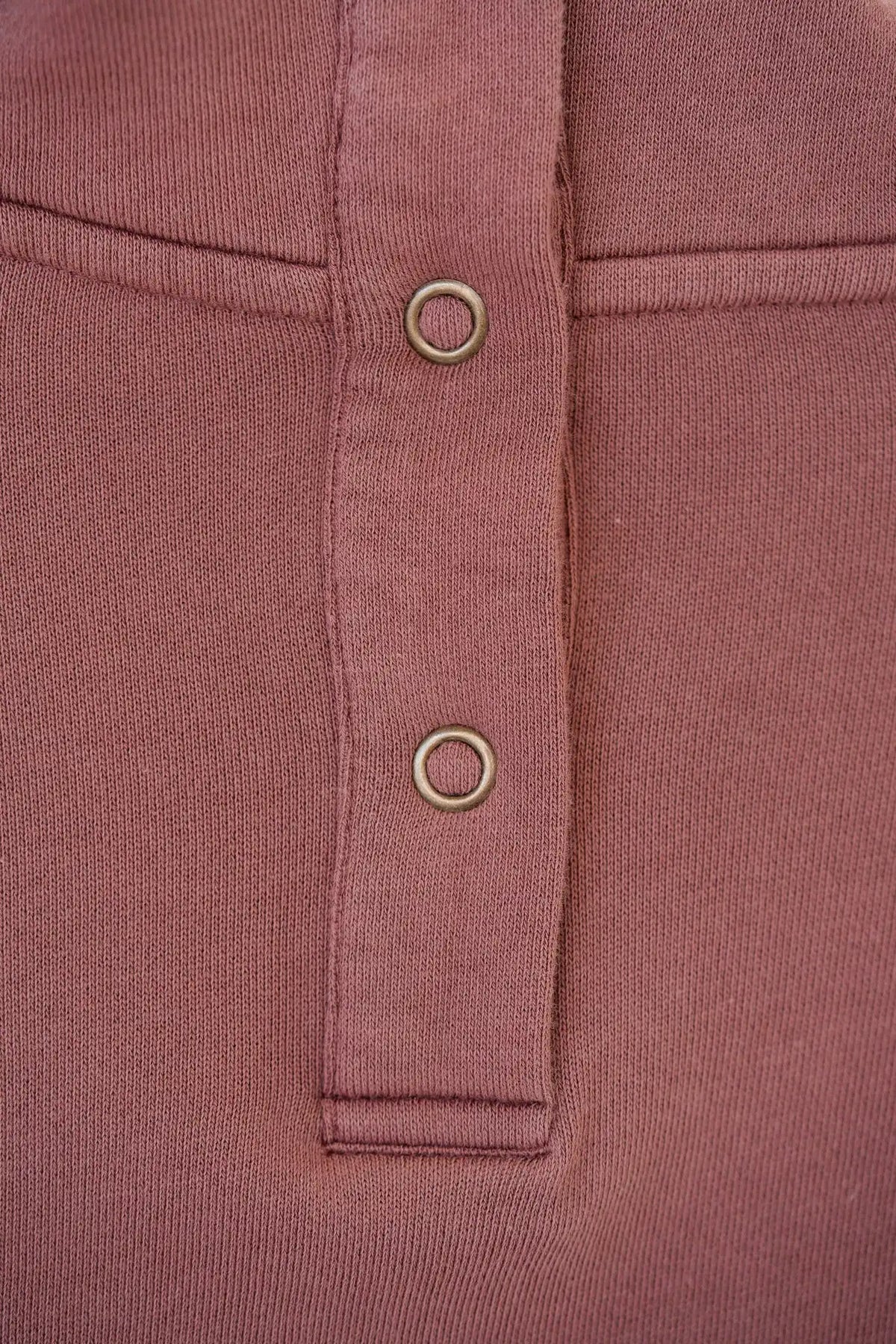 Vitality Homebody® Bell Sleeve Hoodie - Sepia Washed