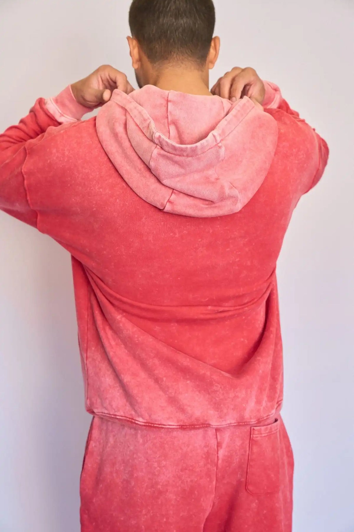 Vitality Homebody® Men's Hoodie - Hot Pepper Washed