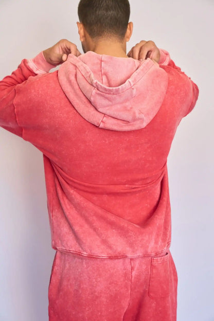 Vitality Homebody® Men's Hoodie - Hot Pepper Washed