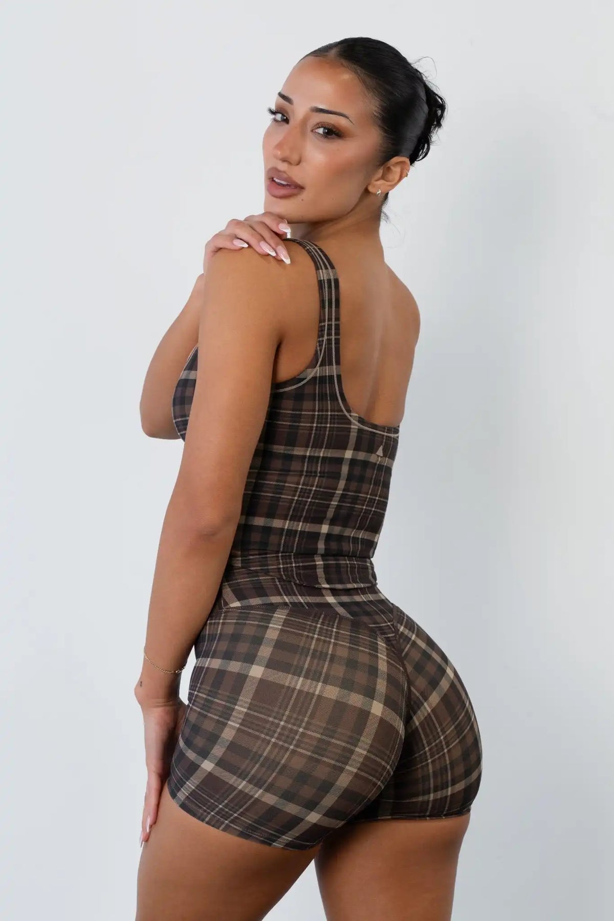 Cloud II® Volley Short - Espresso Plaid