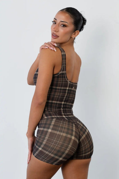 Cloud II® Volley Short - Espresso Plaid