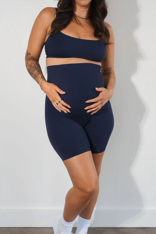 Cloud II® Maternity Rider Short - Oxford
