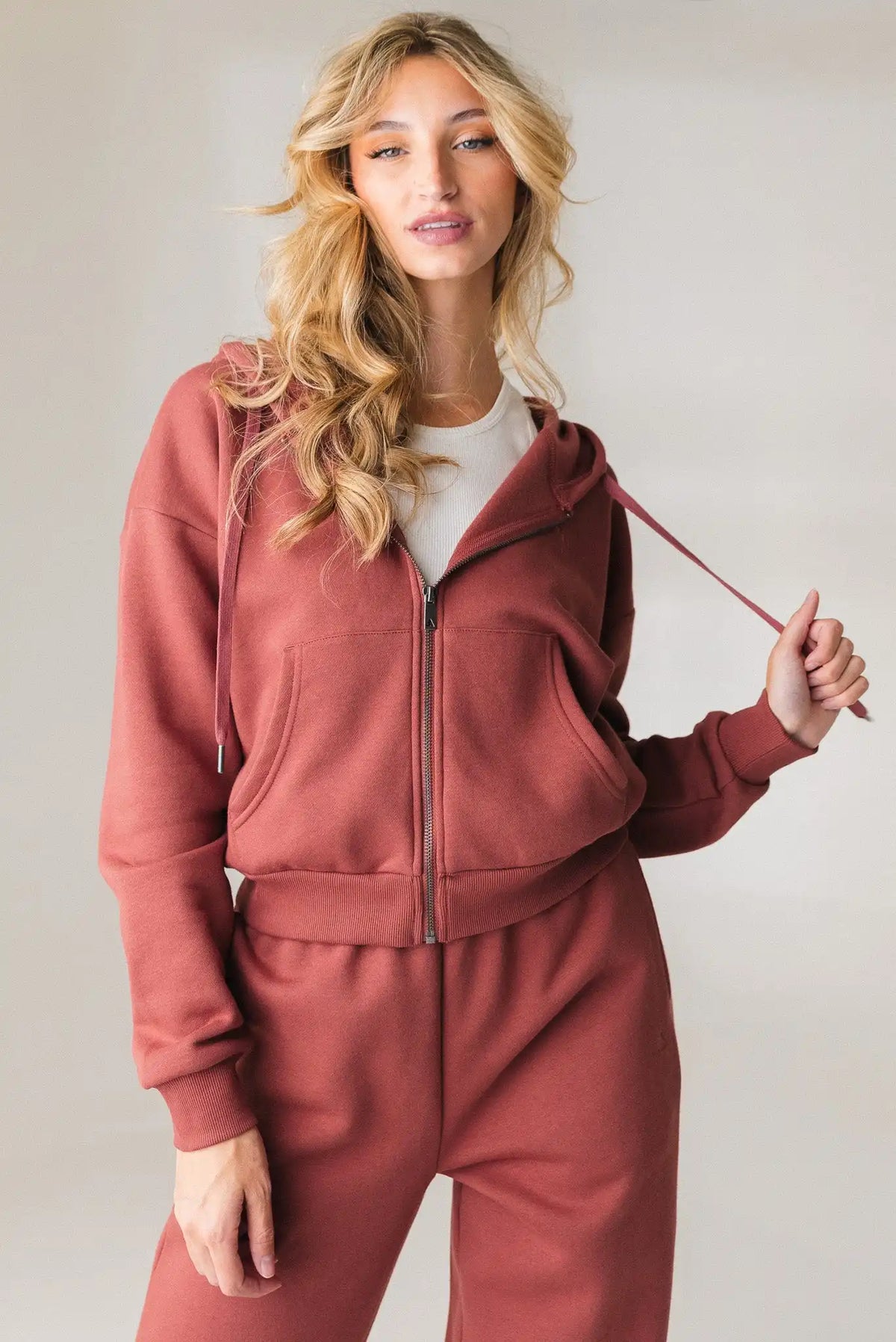 Vitality Cozy® Women's Zip - Rosewood