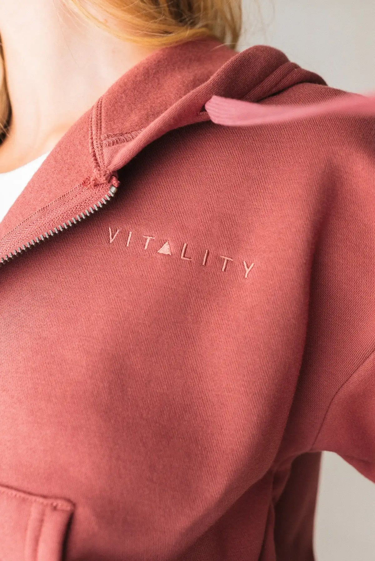 Vitality Cozy® Women's Zip - Rosewood