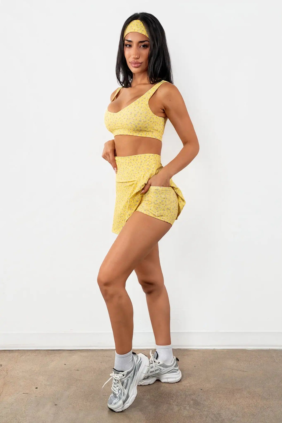 Cloud II® Flutter Skort - Sunny Microfloral