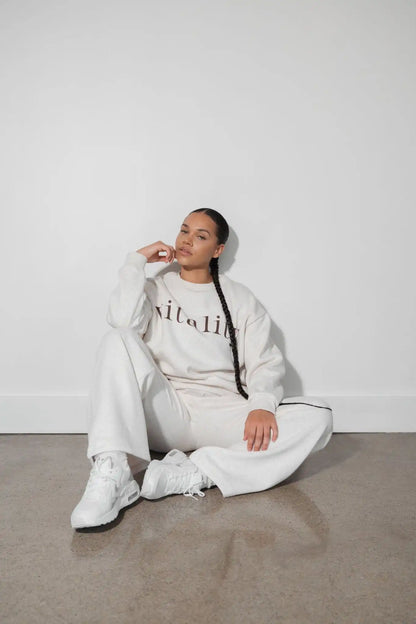 Vitality Cozy® Uni Crew - Oat Marl