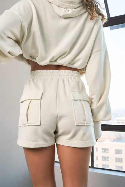 Vitality Remedy® Utility Skort - Bone Washed