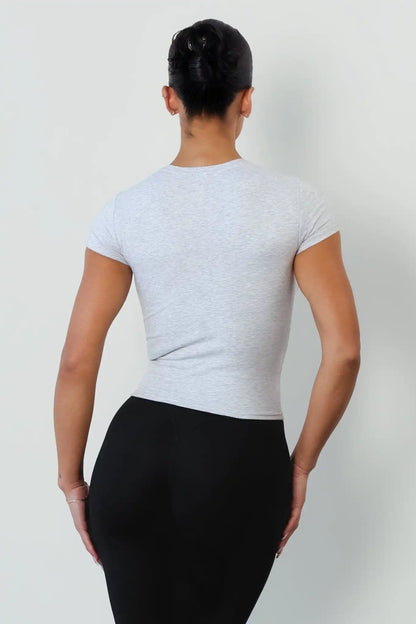 Vitality Basis® Full Tee - Heather Grey
