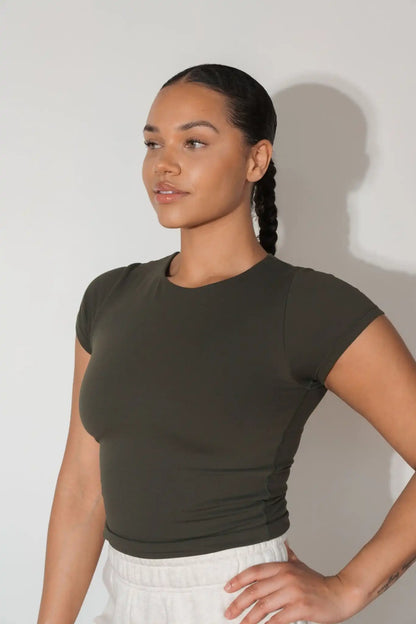 Cloud II® Crew Tee - Olive