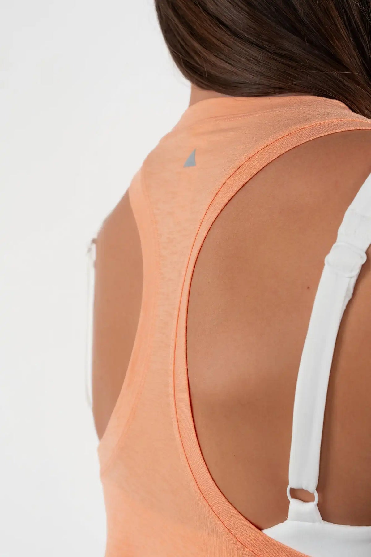 Vitality Flow Racer Tank - Light Peach