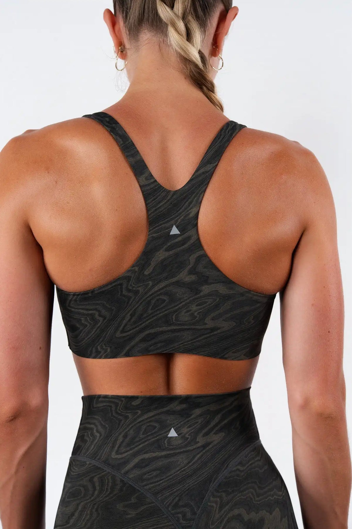 Vitality Pulse® Zip Bra - Woodgrain