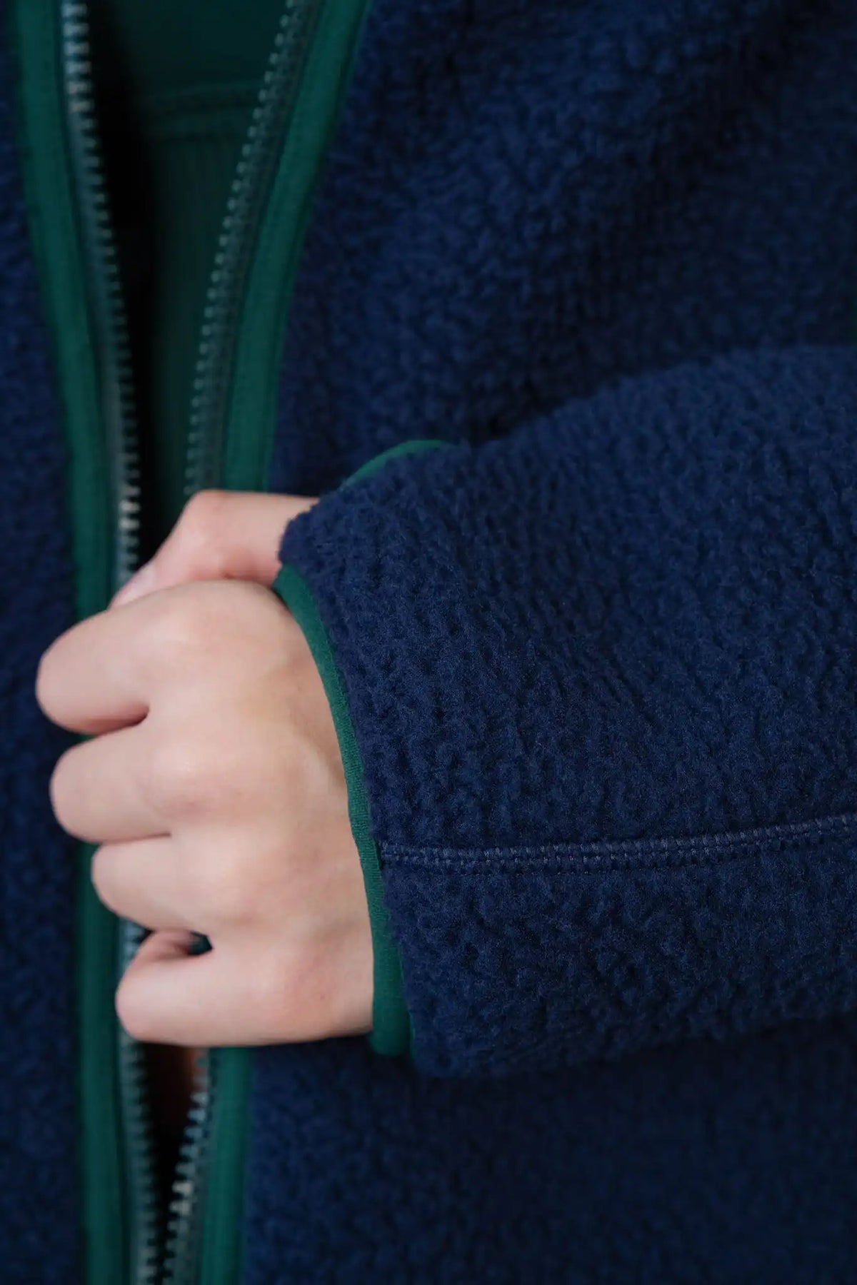 Vitality Polar Fleece Full Zip Hoodie - Oxford