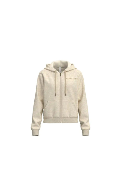 Vitality Cozy® Women's Zip - Oat Marl - Varsity