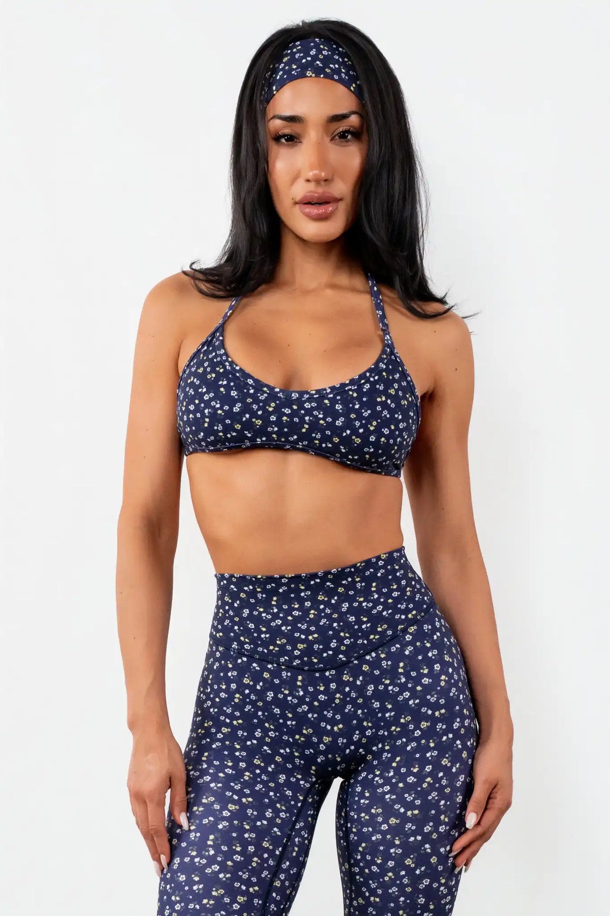 Cloud II® Micro Halter Bra - Oxford Microfloral
