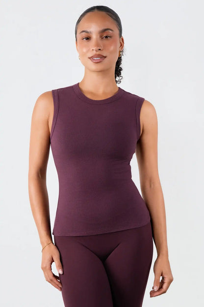 Vitality Basis® Muscle Tank - Wine