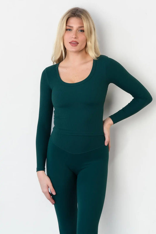 Cloud II® Rib U Long Sleeve - Forest