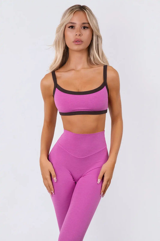 Vitality Daydream® Scoop Bra - Berry Heather