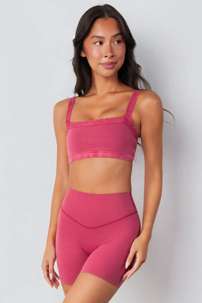 Cloud II® Square Bra - Passionfruit Washed