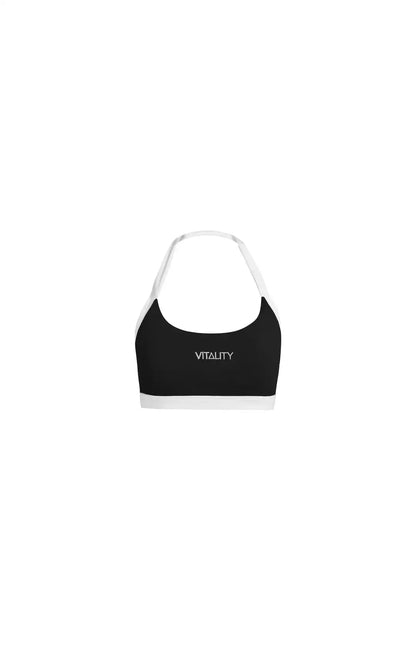 Cloud II® Mini Halter Bra - Midnight Contrast
