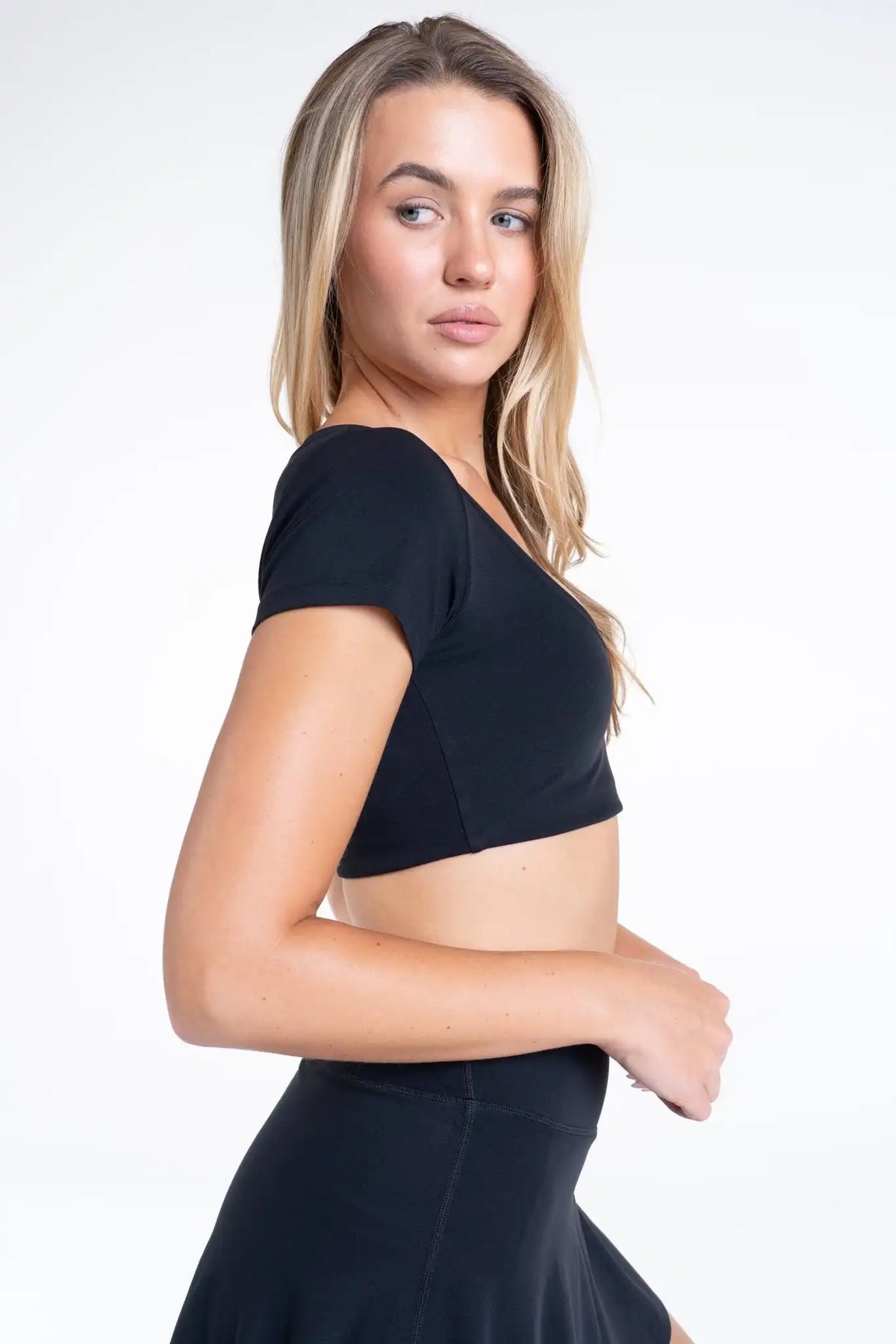 Cloud II® V Cropped Tee - Midnight