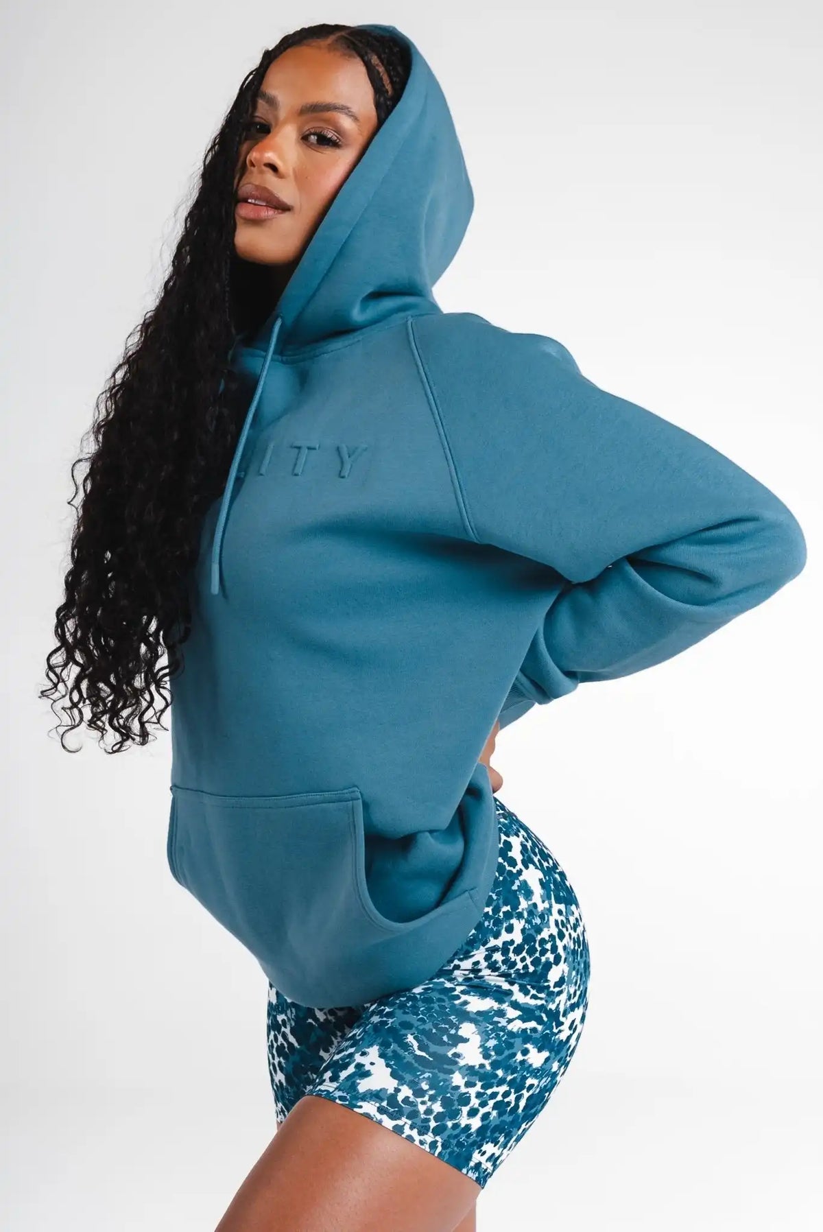 Maker Uni Hood - Teal