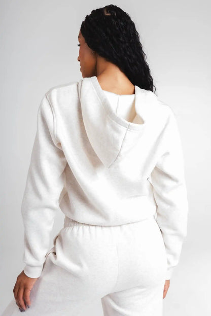 Vitality Cozy® Women's Zip - Oat Marl - Varsity